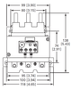 Eaton XTOB150GC1 front dimensions