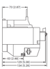 Eaton XTOB175GC1 side dimensions