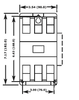 C25HNE3120A front dimensions