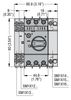 Lovato SM1R0063 front dimensions