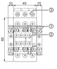 Siemens 3RT2028-1AH20 front dimensions