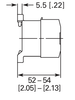 Eaton XTMC9A01E side dimensions