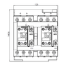 Siemens 3RA2335-8XB30-1AK6 front dimensions