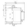 Siemens 3RA2335-8XB30-1AK6 side dimensions