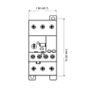 Eaton XTOE005CCS front dimensions