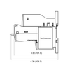 Eaton XTOE045CCS side dimensions