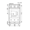 Siemens 3RU2146-4LB0 front dimensions