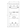 Siemens 3RV2041-4HA10 front dimensions