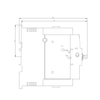 Siemens 3RV2041-4HA10 side dimensions