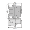 Lovato DPBF1201A22060 side dimensions