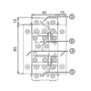 Siemens 3RT2327-1BB40 front dimensions