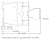 Eaton/Moeller DILM32-01 (220vAC) side dimensions