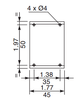 Schneider Electric LC1K0910D7 front dimensions