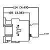 WEG BCXMF01 side dimensions