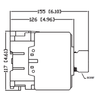 WEG CWM105-00-30V47 side dimensions