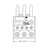 WEG RW67-2D3-U050 front dimensions