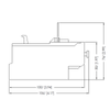 WEG RW67-2D3-U057 side dimensions