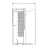 Benshaw RSI-030-H2-4C side dimensions