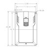 Benshaw RSI-075-H2-4C front dimensions