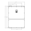 Benshaw RSI-800-H2-4C front dimensions