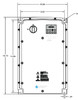 Benshaw RSI-020-SW-24 Front Dimensions