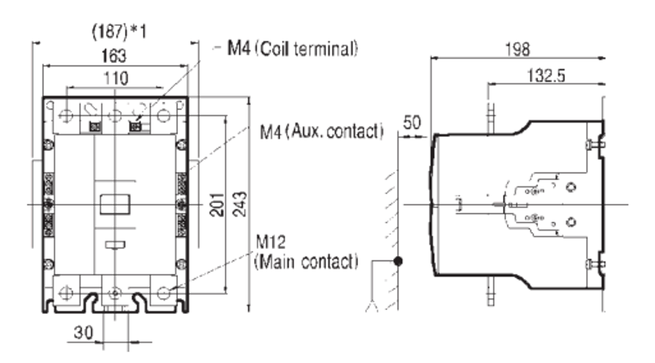 Benshaw RSC-400-U120 dimensions