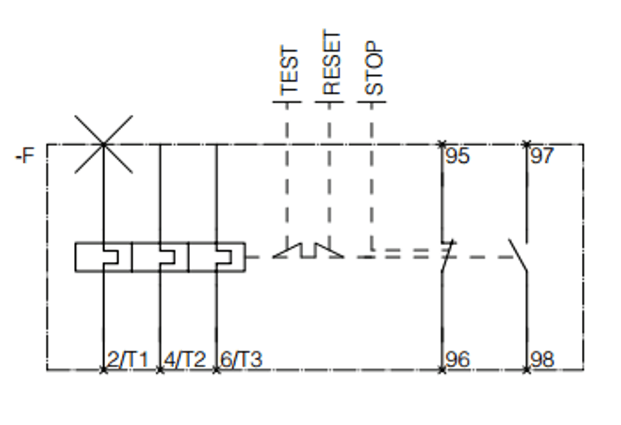 Siemens 3RU2126-4BB0 wiring diagram