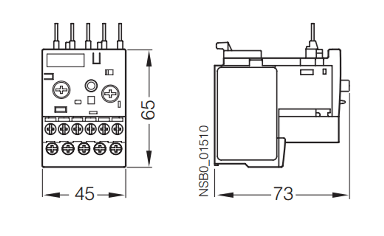 Siemens 3RB3016-2NB0 dimensions