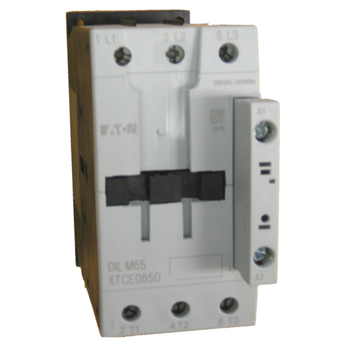 Eaton XTCE065D XT IEC 65A 3-pole contactor front view