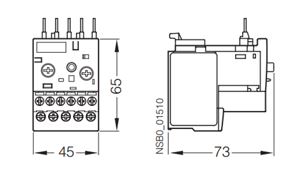 Siemens 3RB3016-2SB0 dimensions