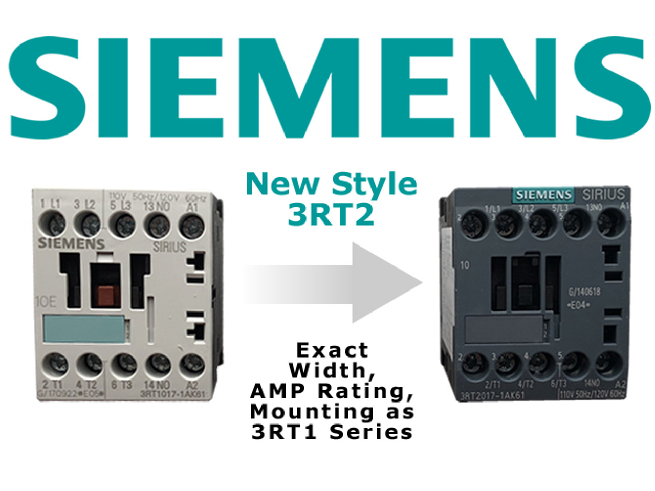 Siemens 3RT2017-1AB02 comparison