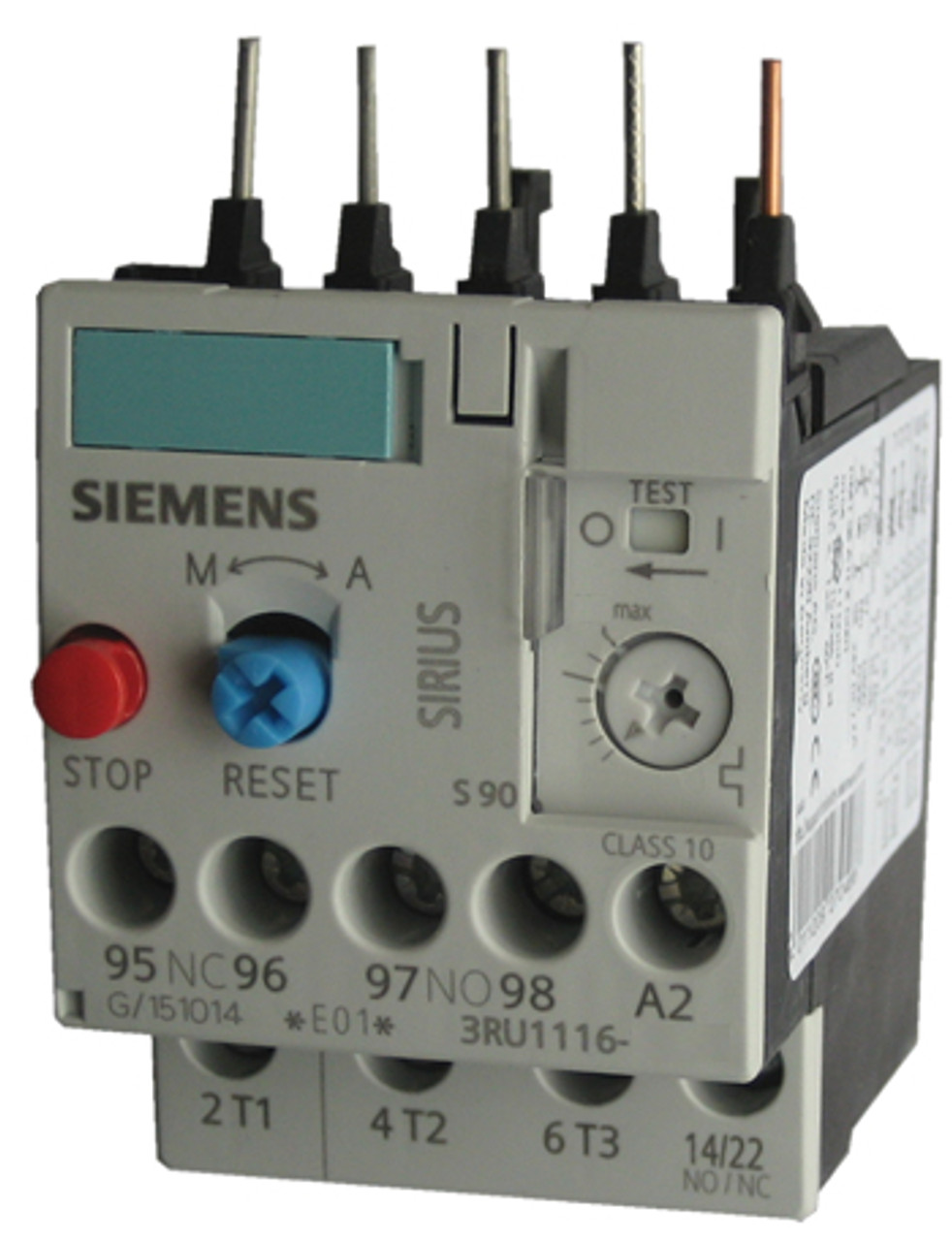 Siemens 3RU1116-1EB0 thermal overload relay