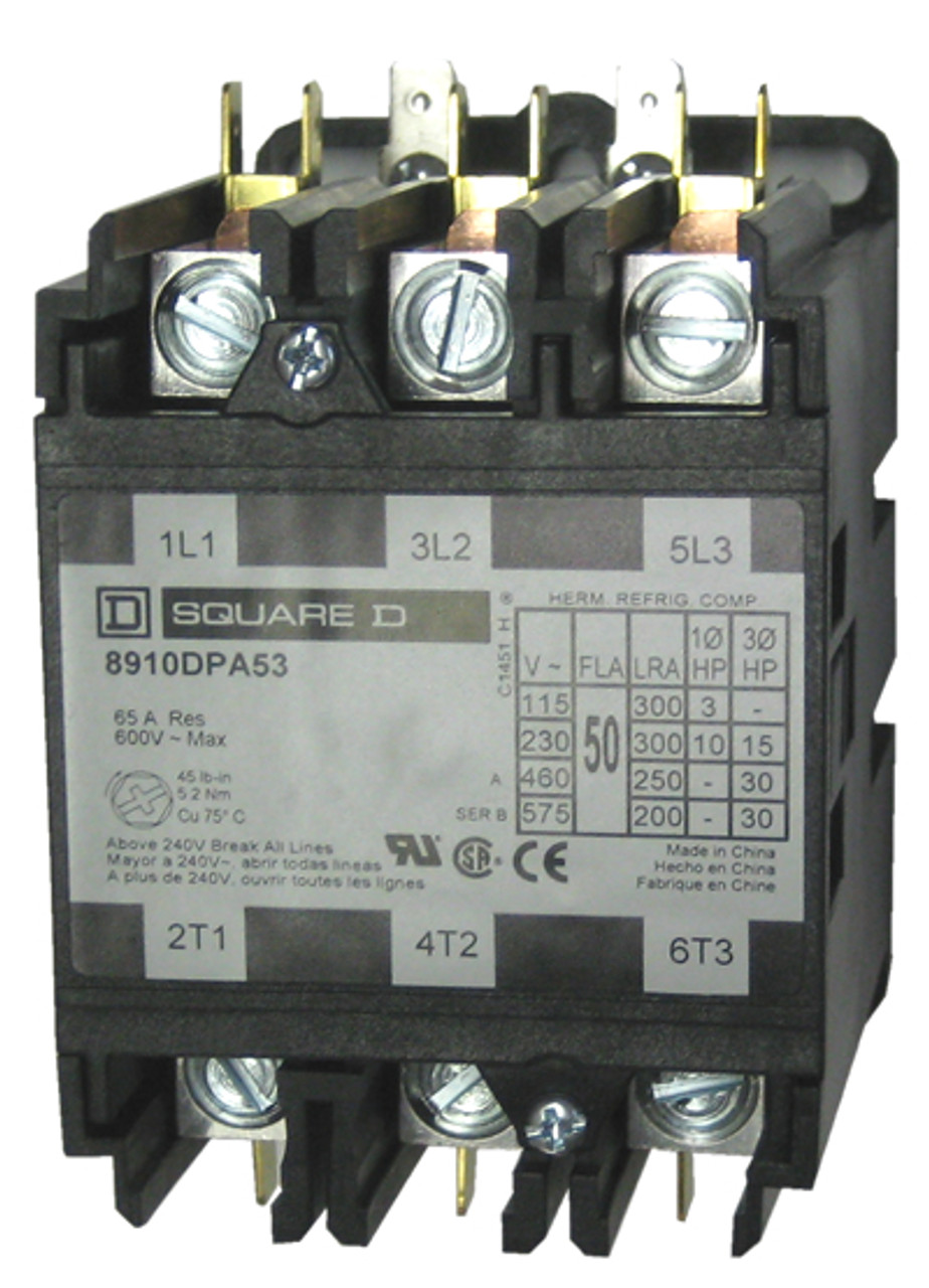 Square D 8910DPA53V09 contactor