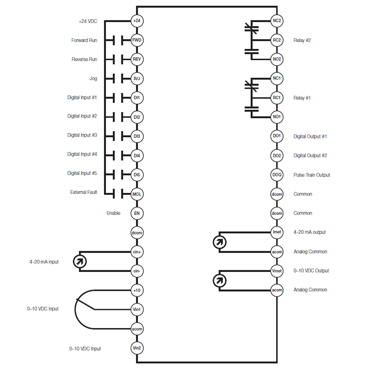 Benshaw RSI-060-S4-4W wiring diagram