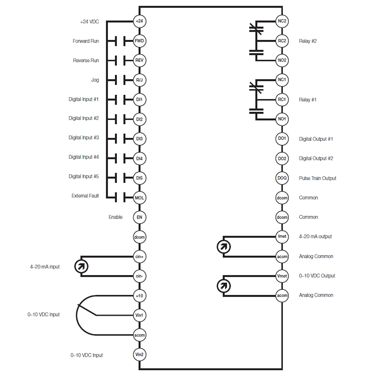 Benshaw RSI-020-S4-4W wiring diagram