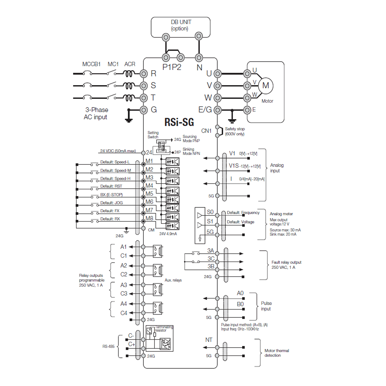 Benshaw RSI-100-SG-4B wiring diagram