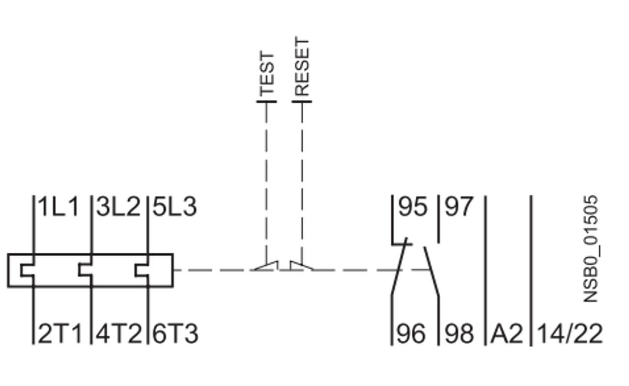 Siemens 3RB3016-1SB0 wiring diagram