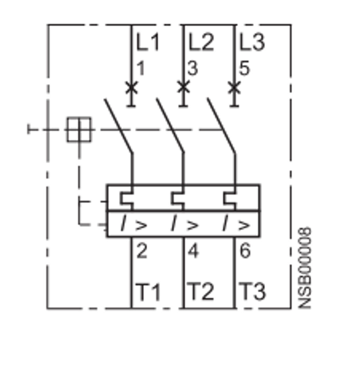 Siemens 3RV1021-1GA10 Wiring Diagram