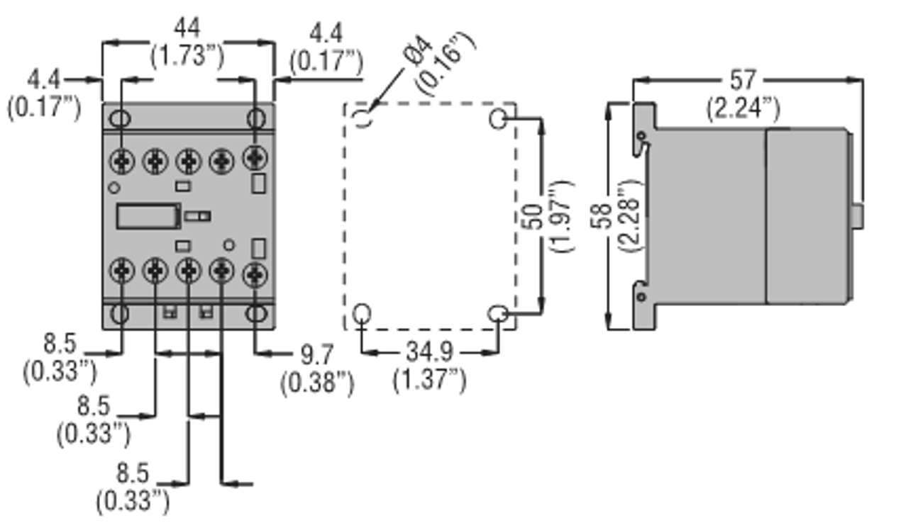 Lovato 11BG1201A23060 dimensions