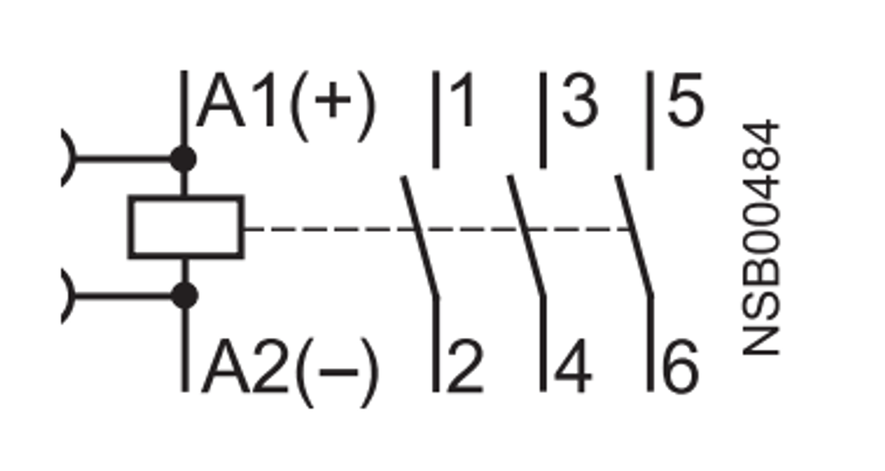 Siemens 3RT1024-1A contact sequence