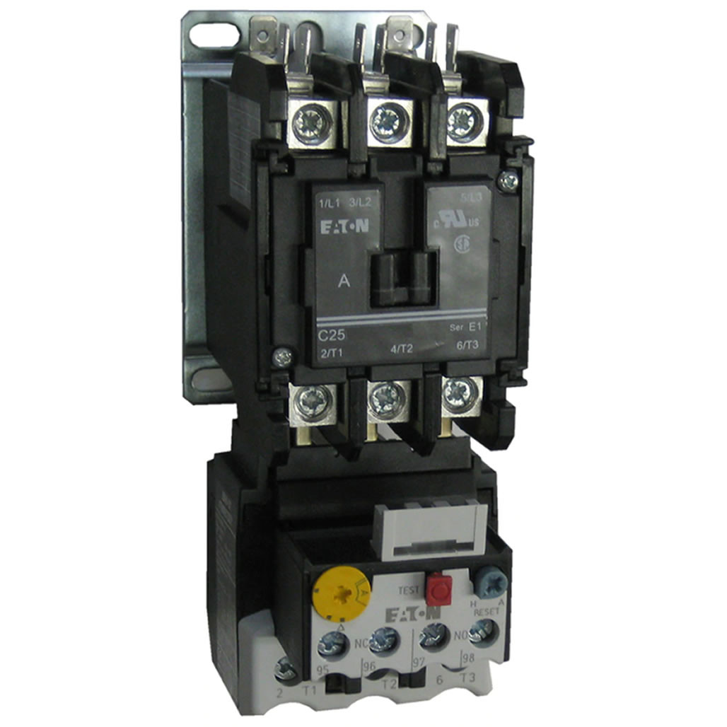 Eaton A27CNC25A 3 pole 25 AMP DP Starter | 120 volt AC coil