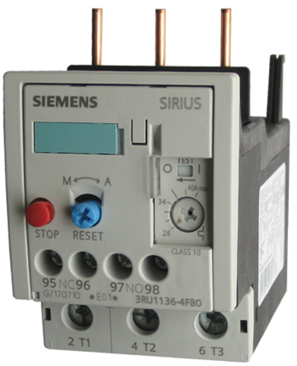 Siemens 3RU1136-4FB0 thermal overload relay
