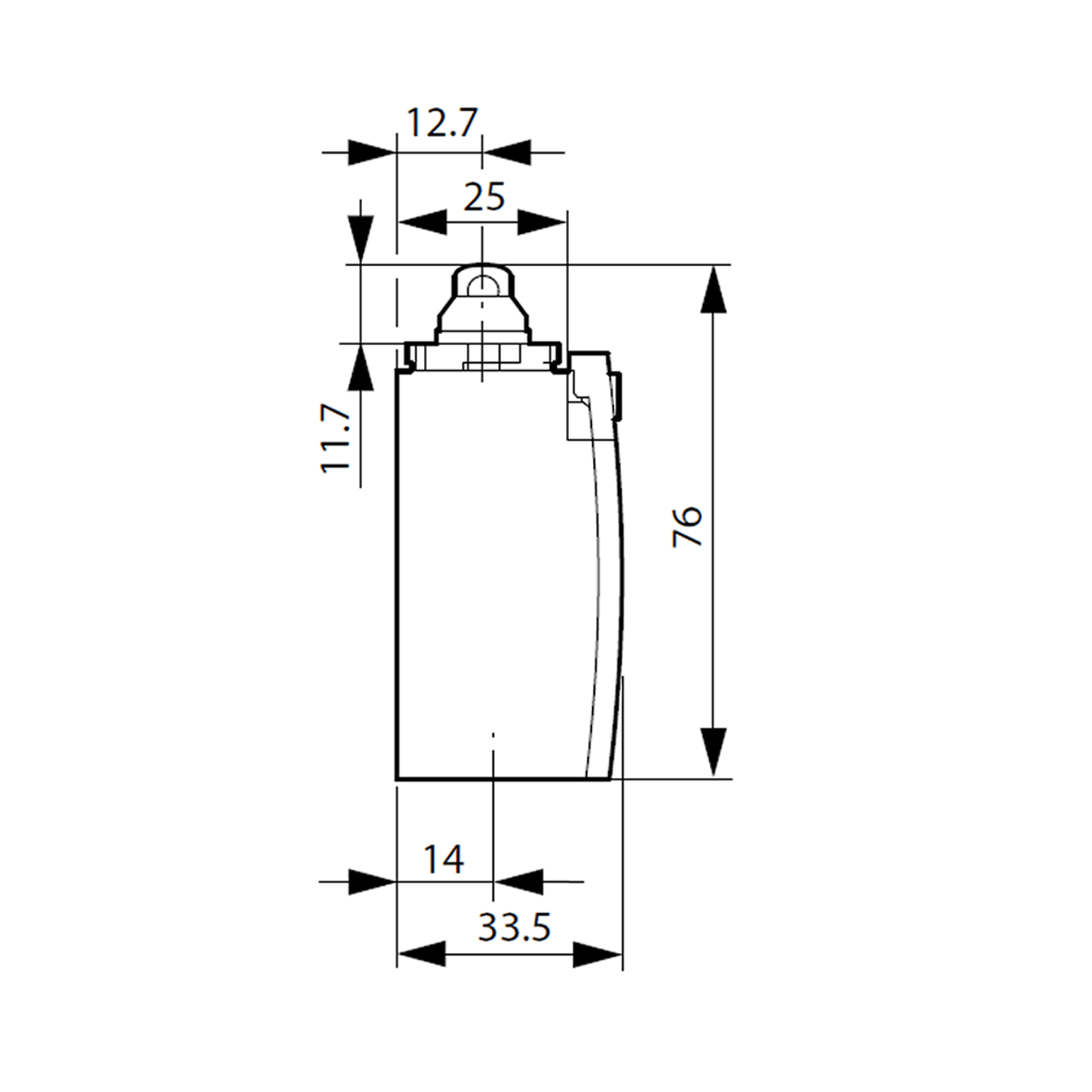 Eaton LS-S11 side dimensions