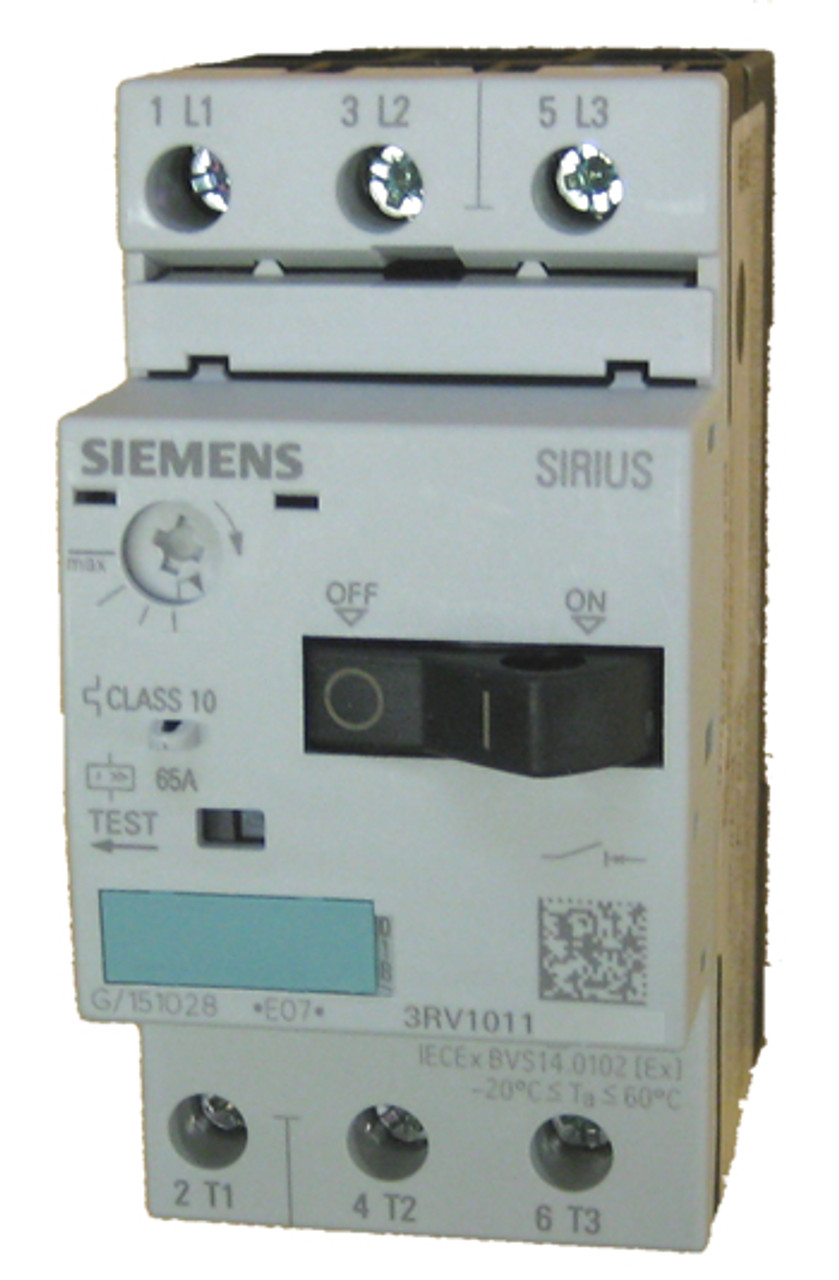 Siemens 3RV1011-1CA10 Manual Motor Protector