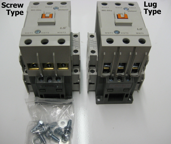 LS Electric MC-50A Metasol 50A 3-pole contactor terminals