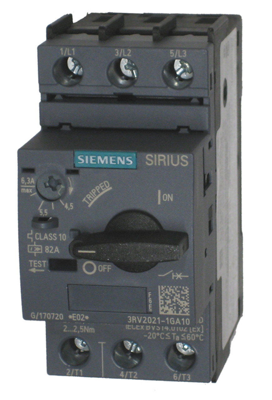 Siemens 3RV2021-1GA10 Manual Motor Protector