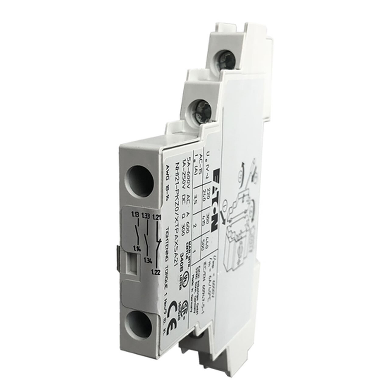 Eaton XTPAXSA21 auxiliary contact