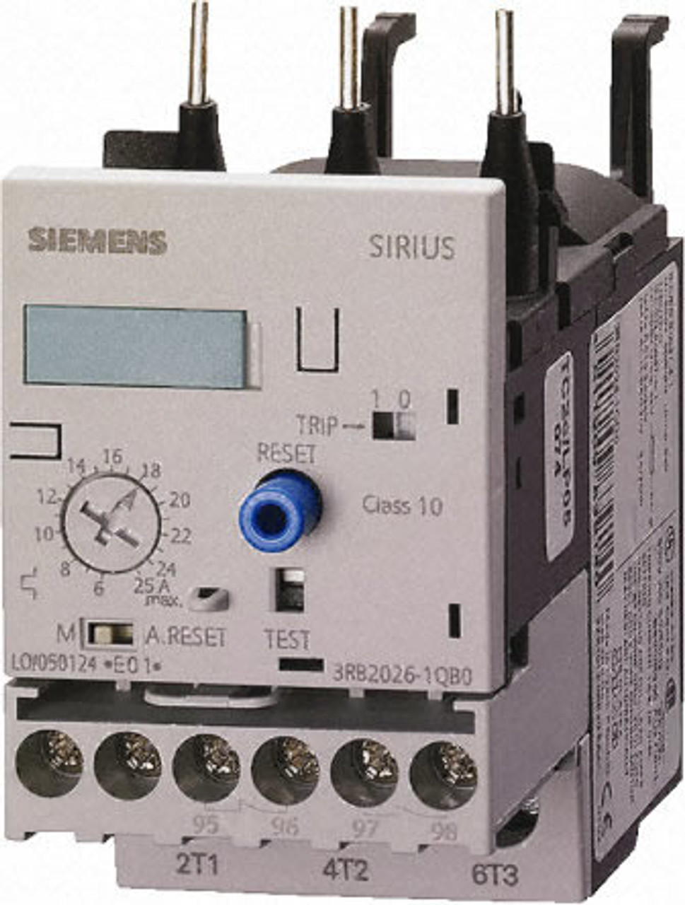 Siemens 3RB2026-1QB0 solid state overload relay