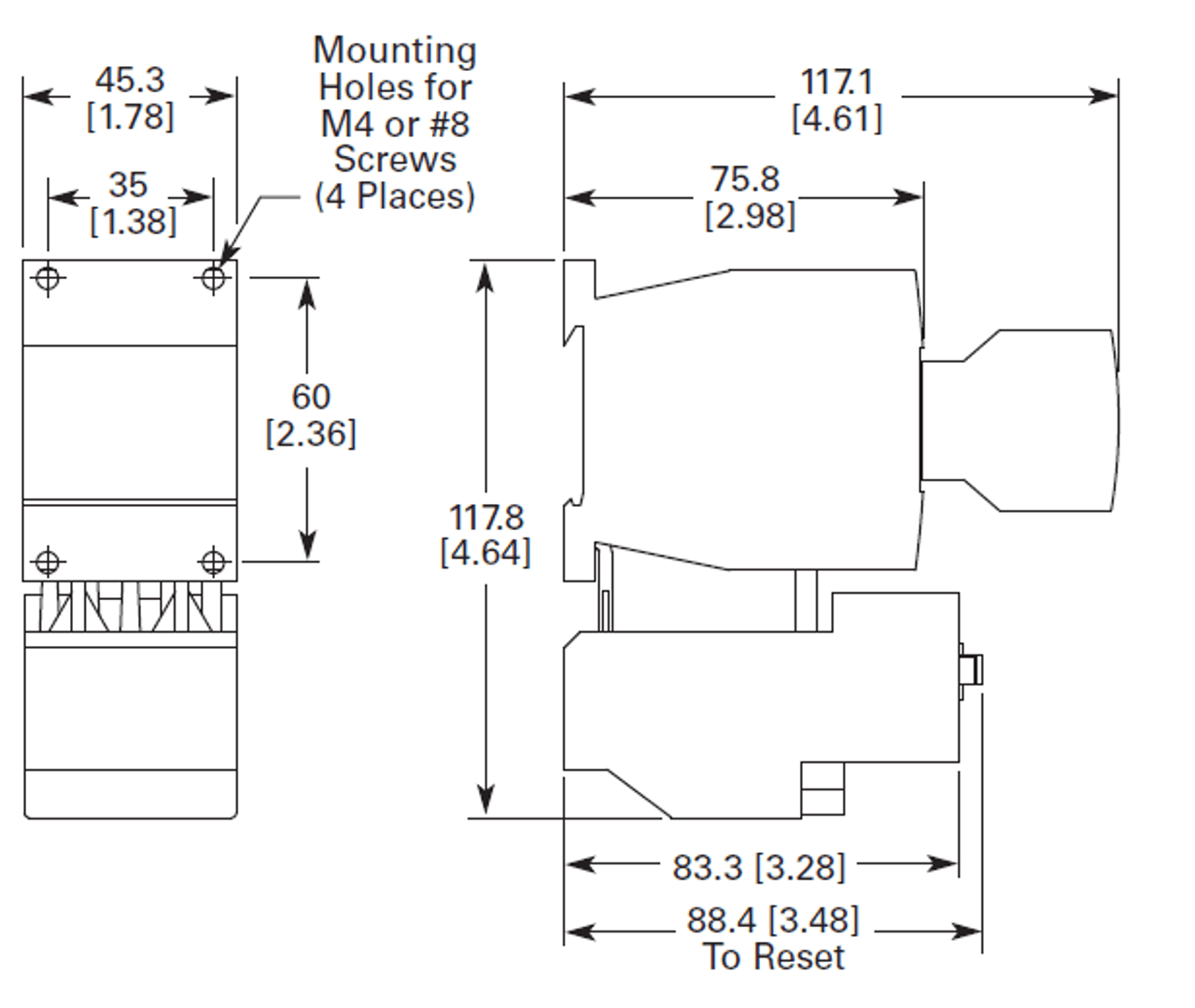 Eaton XTAE007B10 dimensions