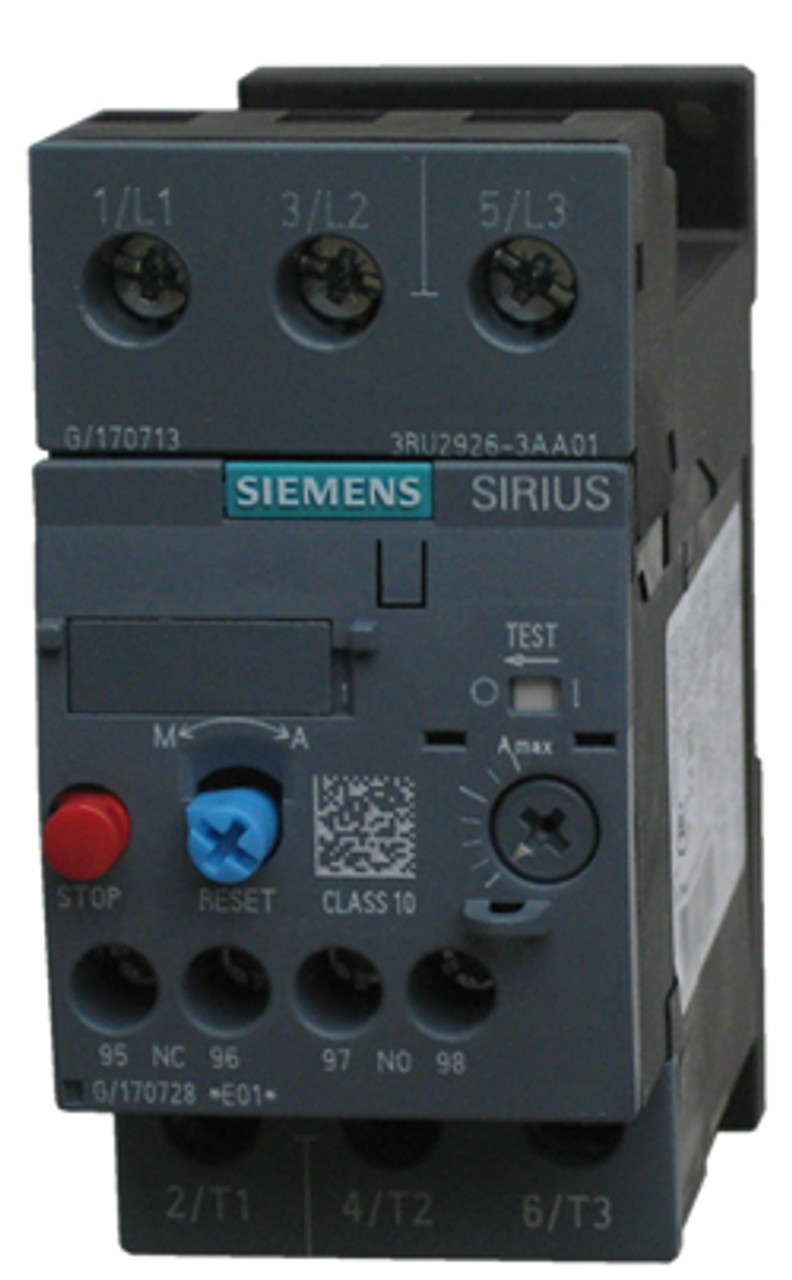 Siemens 3RU2126-1JB1 thermal overload relay